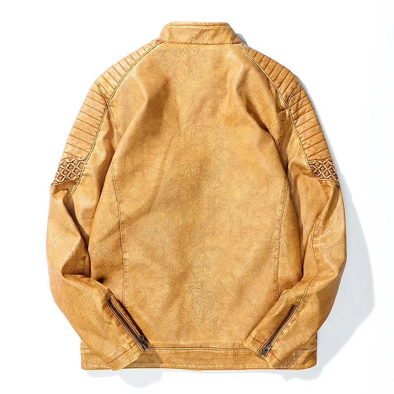 2019 Jacket Man With Wear Male Pilot Jackets Wind Youth Casual Korean Leather Mans Coat |