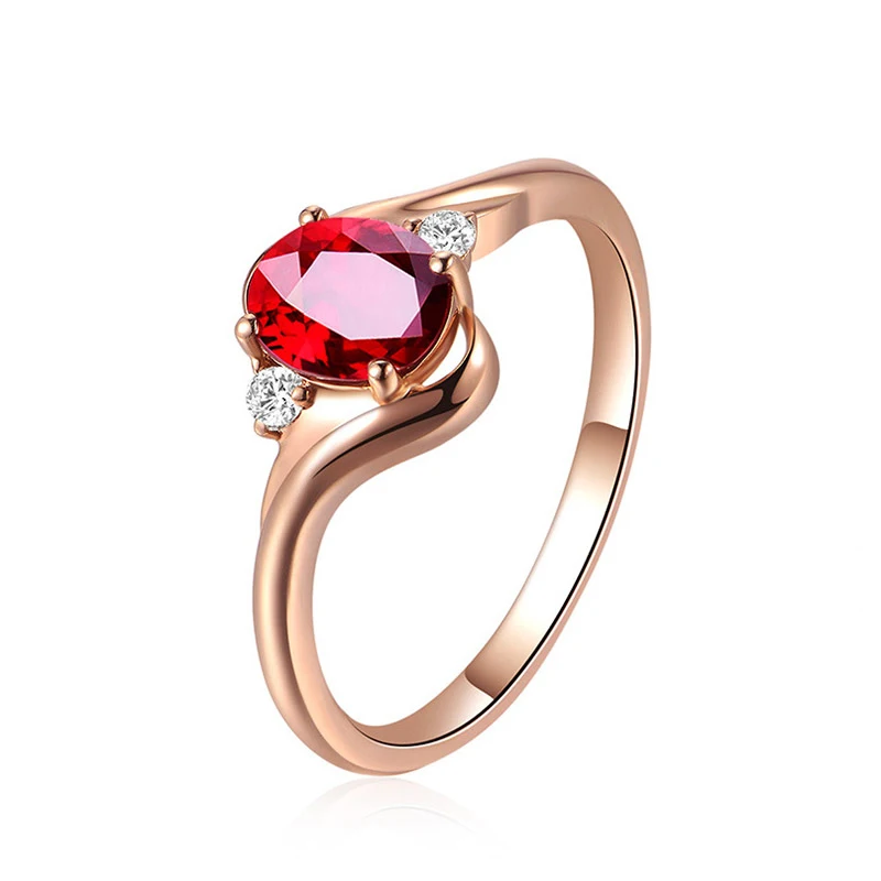 RICKI 925 стерлингового серебра создан Рубин открытие Регулируемые кольца для