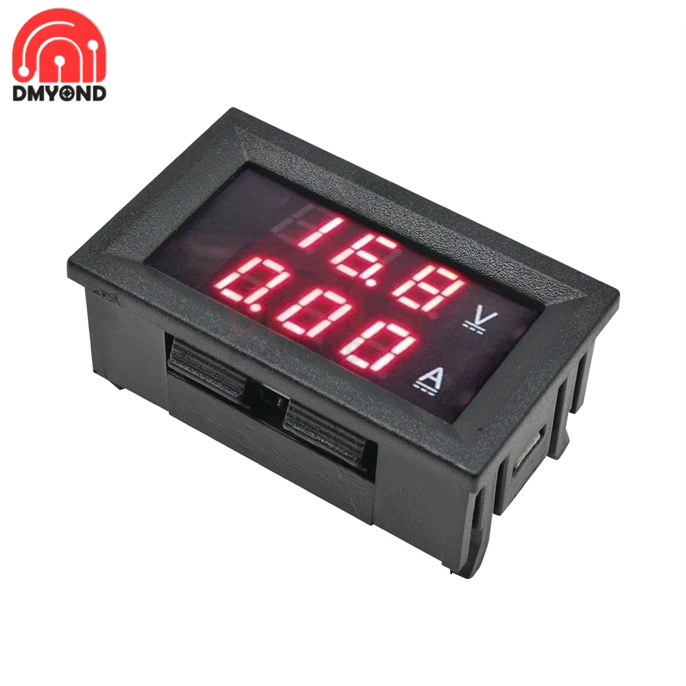 Мини 0 28 дюймов DC0-100V 100A светодиодный цифровой вольтметр Амперметр постоянного