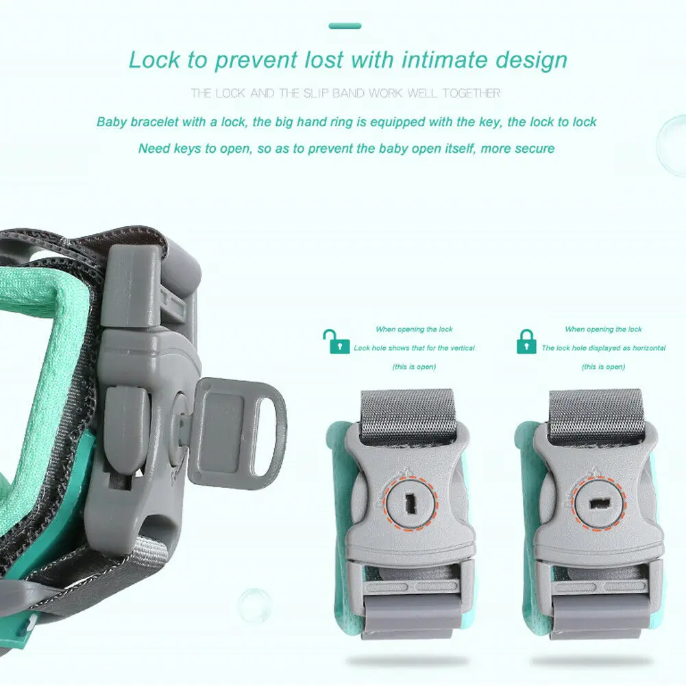 

Anti Lost Wristband Strap Link Traction Rope Toddler Safety Harness Leash Baby Kids Strap Rope Outdoor Walking Adjustable Belt
