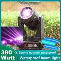 high quality 380w waterproof beam light moving head double prism 3in1 beam spot wash sharpy beam stage lighting effect