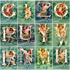 MomoArt Алмазная живопись дети полная площадь Алмазная вышивка ангел картины стразами Алмазная мозаика украшение