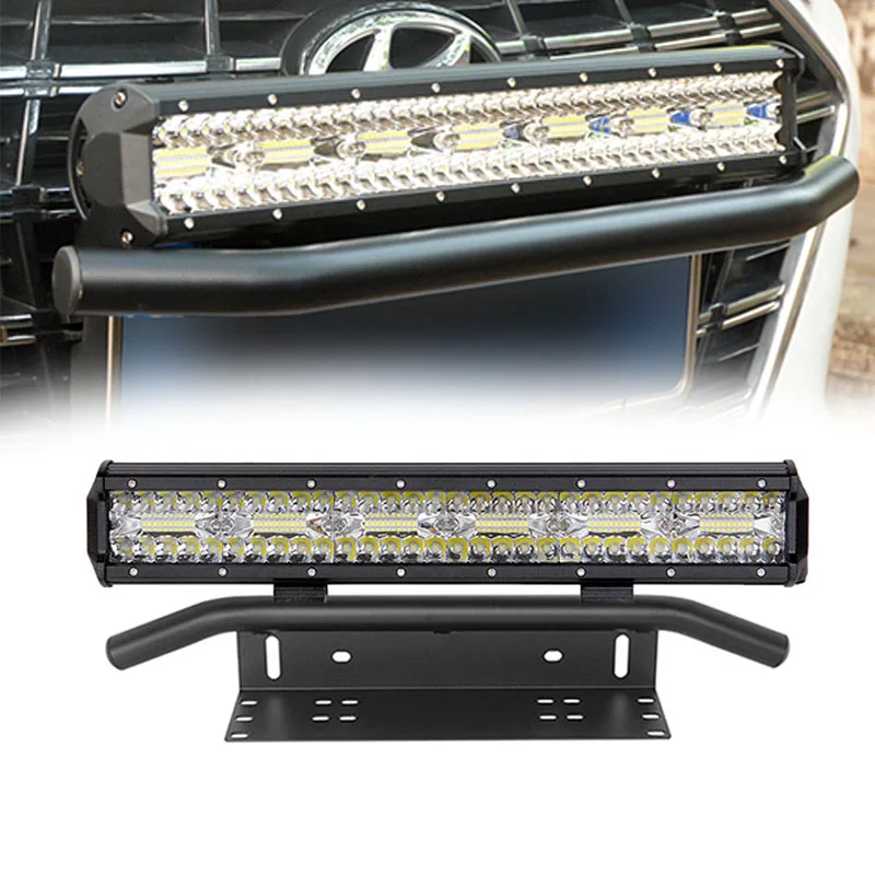 

Car-styling Auto License Plate Light Frame Led Light Bar Working Lights Fog Lamp Number Plate Mounting Bracket Holder
