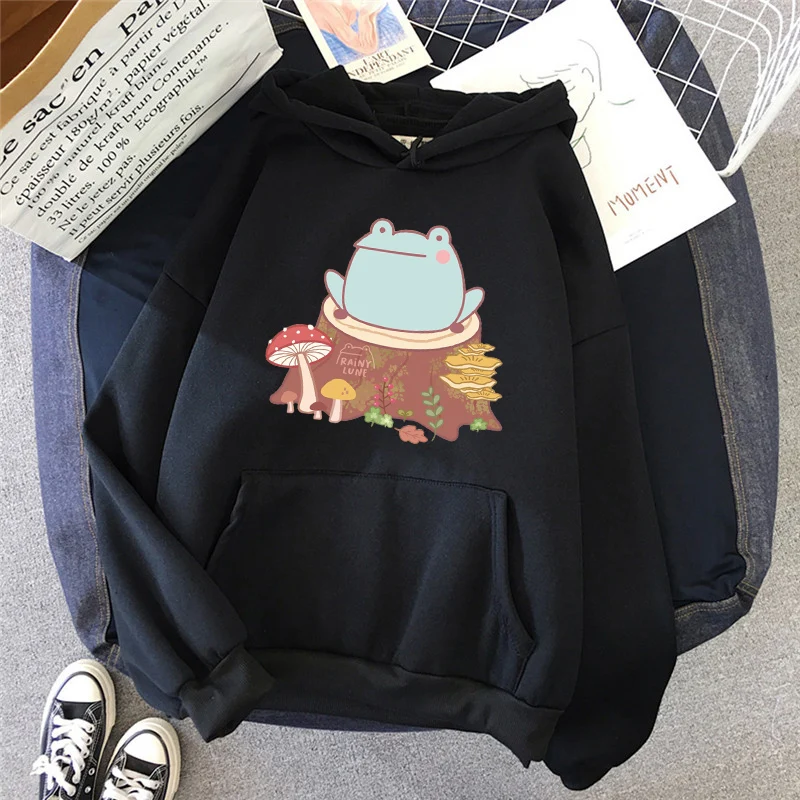 

Мужская повседневная толстовка с капюшоном, базовые толстовки с мультяшным принтом, простая одежда в стиле Харадзюку, модная свободная одежда с длинным рукавом для мальчиков