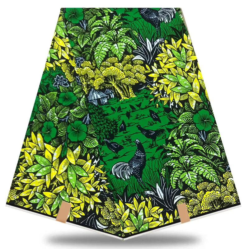 Анкара из парафинированной ткани в африканском стиле реальный восковая роспись