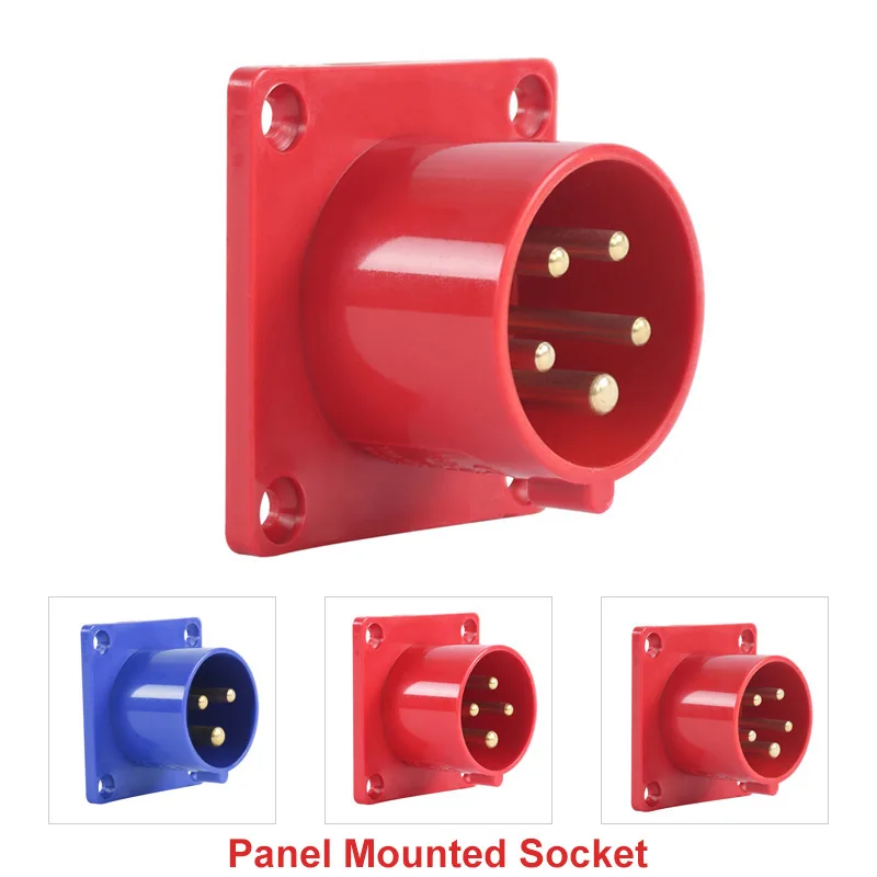 16a 32a водонепроницаемый промышленный анти-вилки и анти-розетки обратный