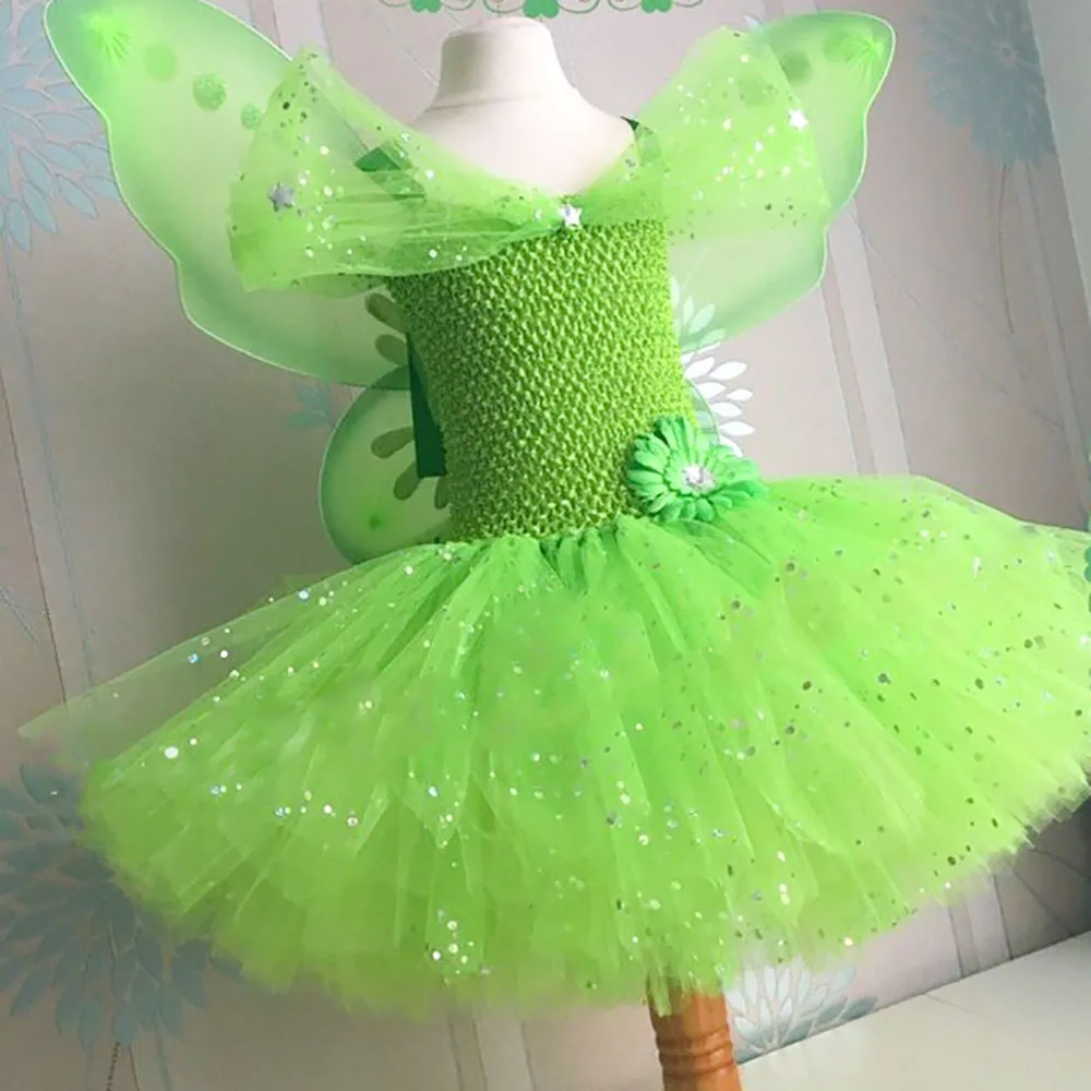Блестящая сказочная балетная пачка платье для девочек деревянный эльф
