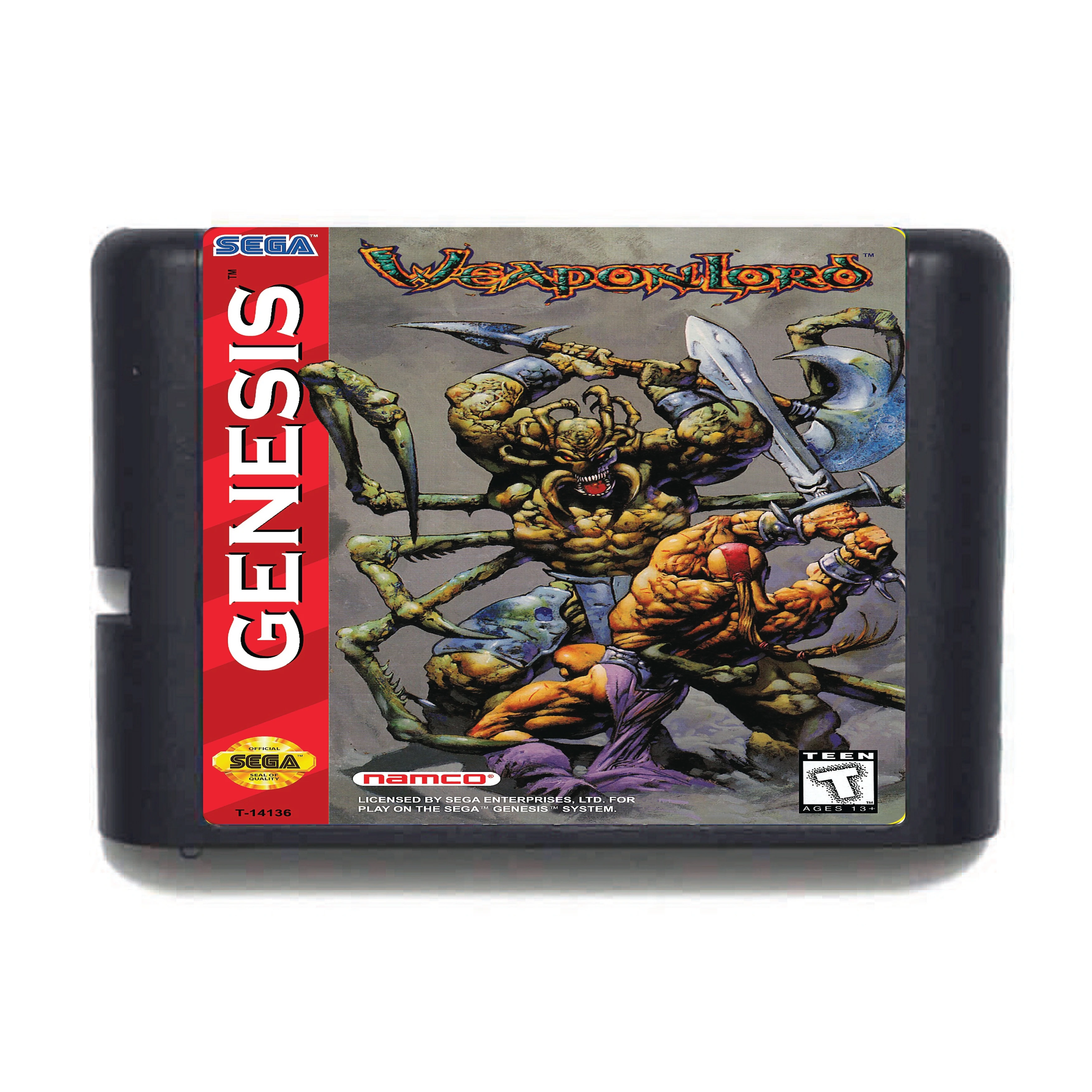 Weaponlord 16 бит MD карточная игра для Sega игры Mega Drive Genesis|Картриджи| |