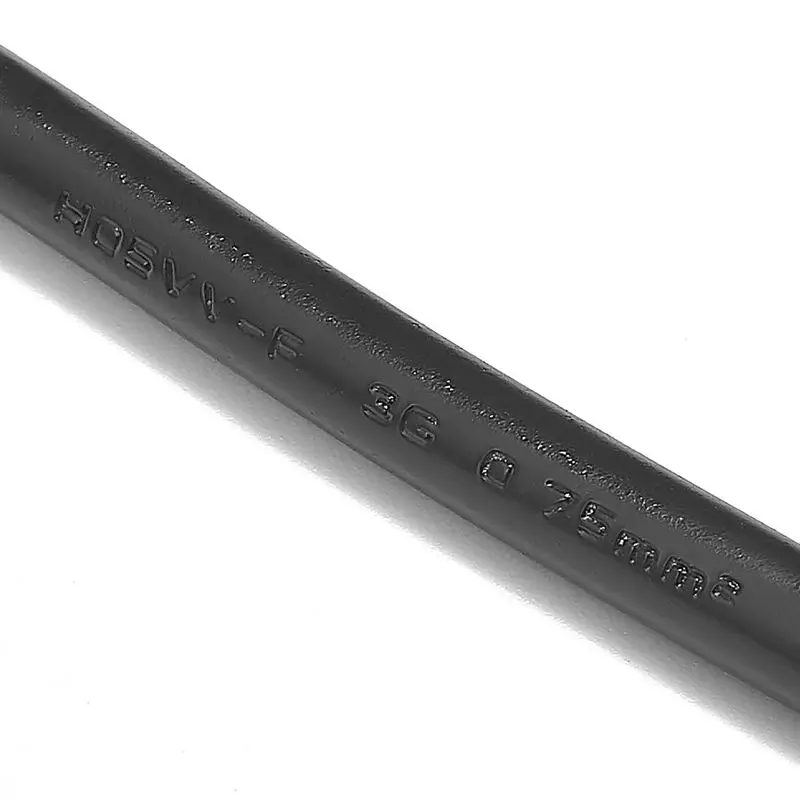 Европейский шнур питания европейского стандарта IEC C13 1 8 м 6 футов 18awg