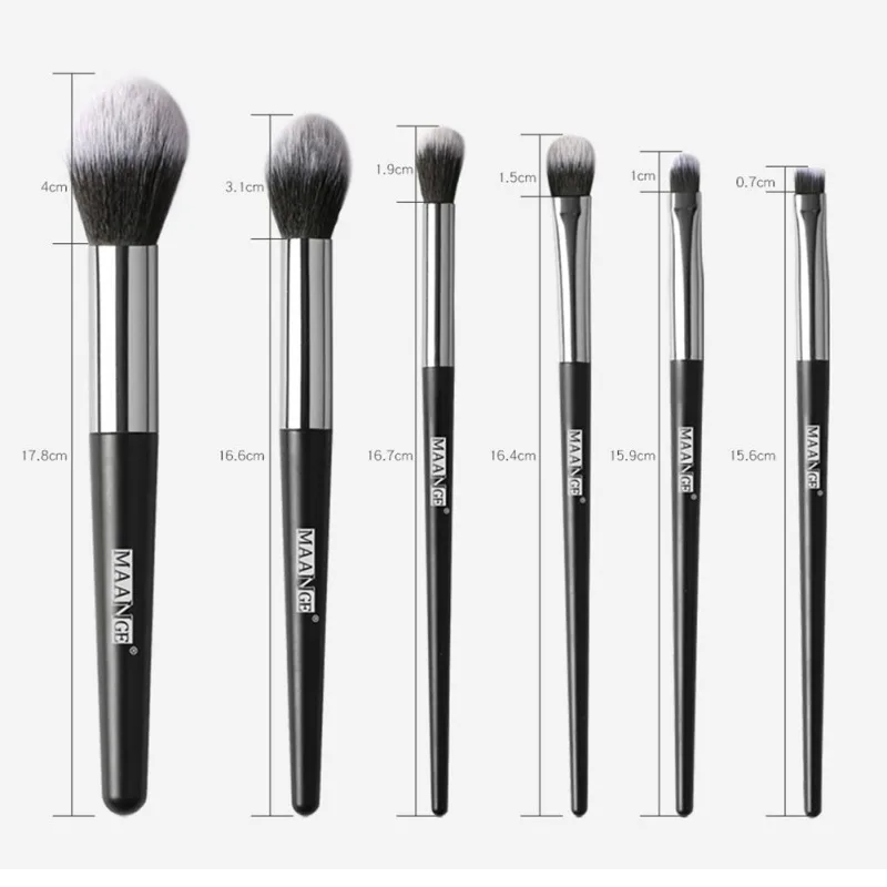 

18pcs Makeup Brushes Kit Loose Powder Brush Foundation Blush Brush Eyebrow Comb Fan Brush Set