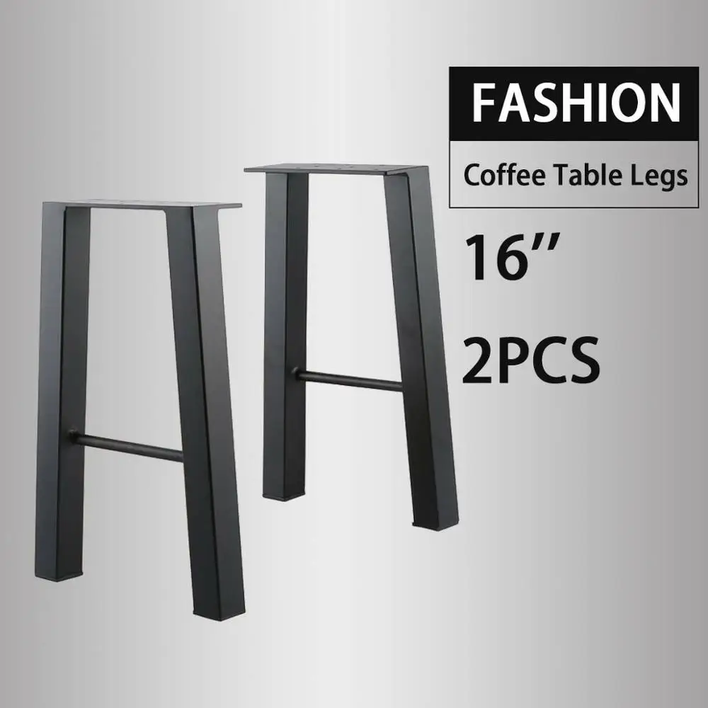 Black 16'' Industry Table Leg Metal Steel Chair Bench Legs DIY furniture | Мебель