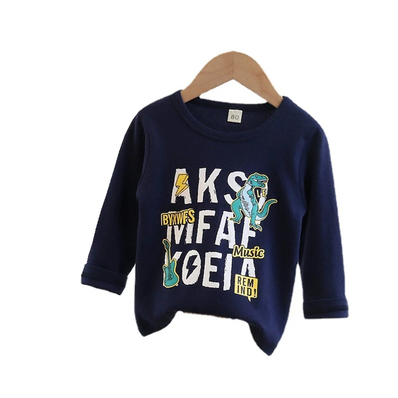 

Spring Autumn Kids Boys Fashion Clothes Children Girls Cartoon T Shirt Baby Infant Cotton Letter Clothing Toddler Casual Costume
