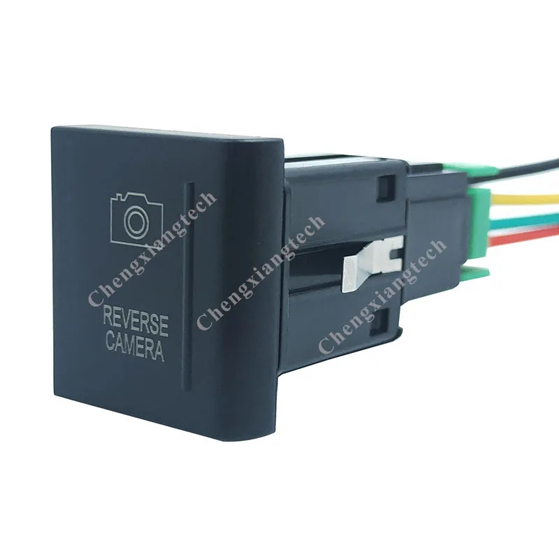 12V 3A синий светодиод камера заднего вида кнопка для автомобиля переключатель ВКЛ