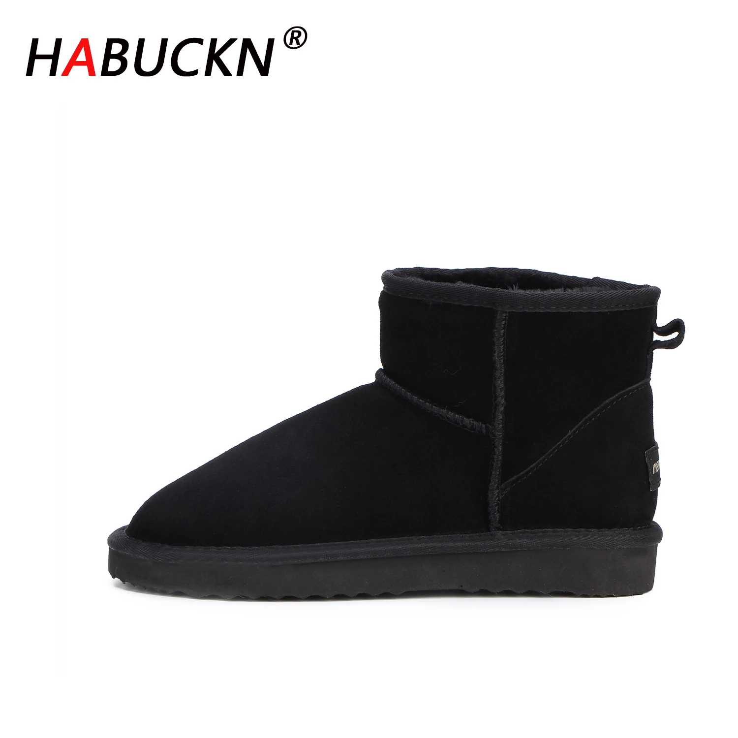 

Новые австралийские Модные женские зимние ботинки HABUCKN 100% австралийские ботильоны из натуральной воловьей кожи, теплые зимние ботинки, жен...