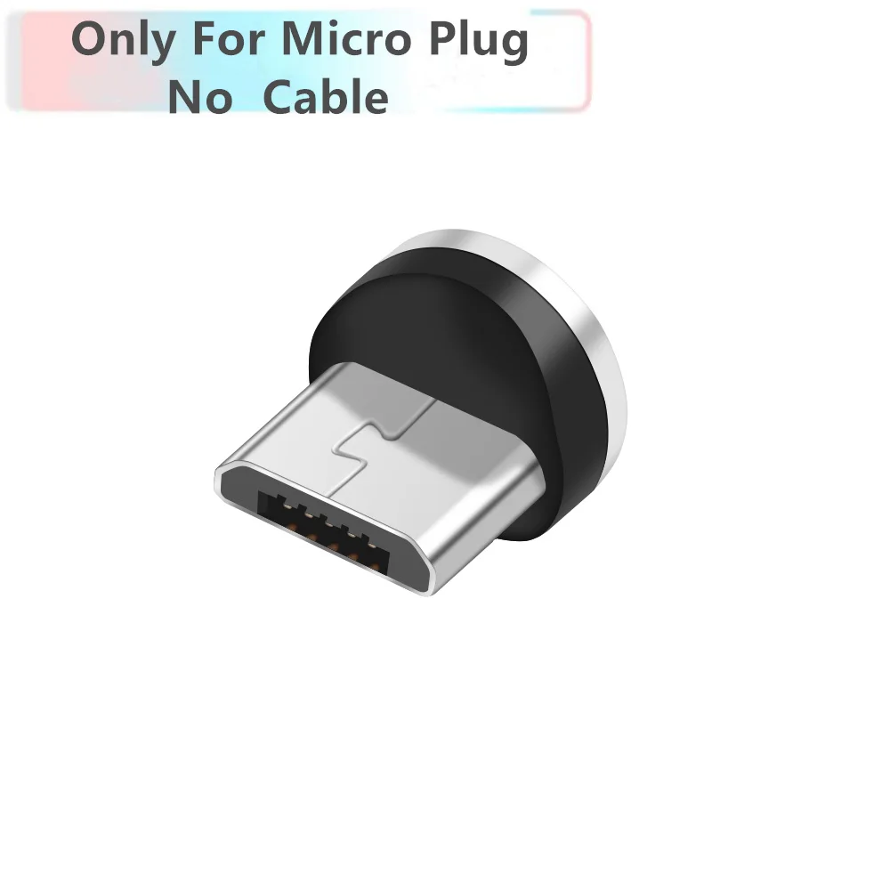 Only Micro usb Plug Магнитный кабель Micro USB для зарядки Meizu M3 M5 M6 Note LG Q60 3,0 адаптер для быстрой зарядки для samsung A10 A7 A6 huawei Y5 Y6 Y7 - Тип штекера: Only Micro usb Plug