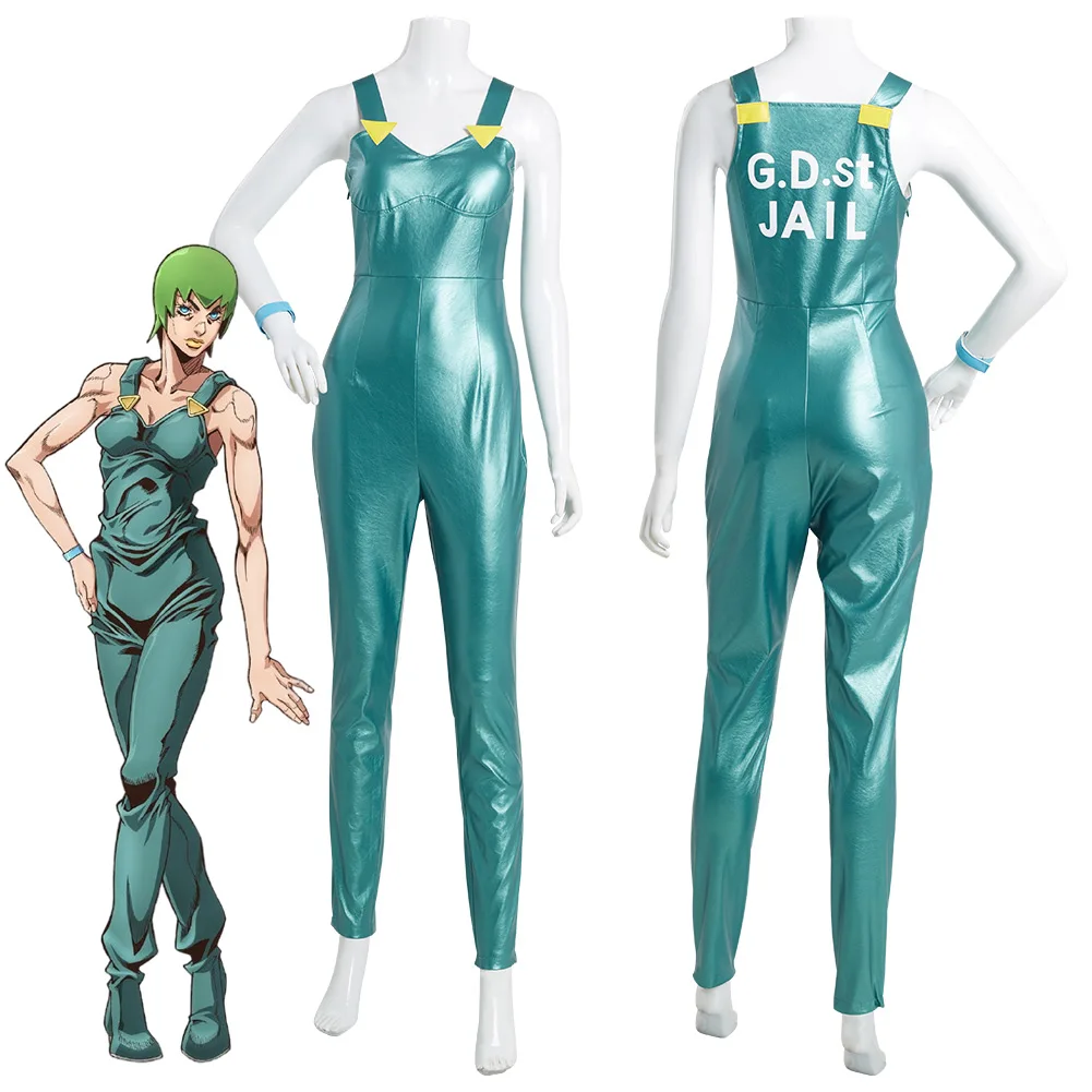 

Jojo‘s Bizarre Adventure - Stone Ocean Foo Fighters F·F Cosplay Costume Jumpsuit Outfits Halloween Carnival Suit