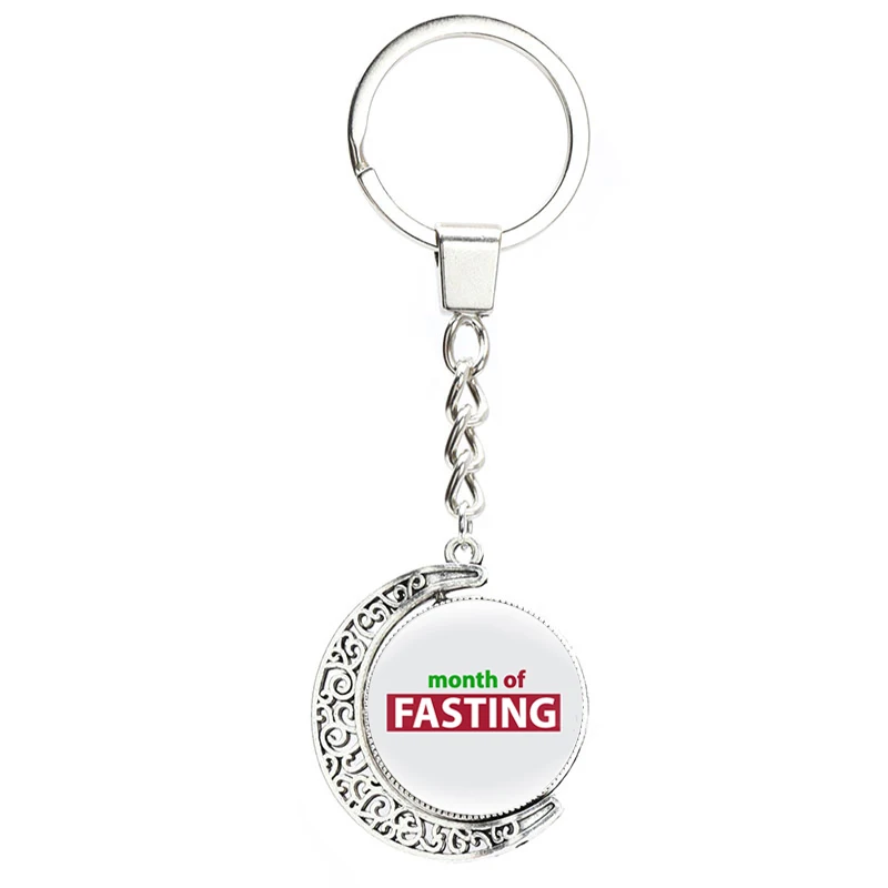 Двусторонний стеклянный брелок для ключей поворот на 360 градусов - купить по