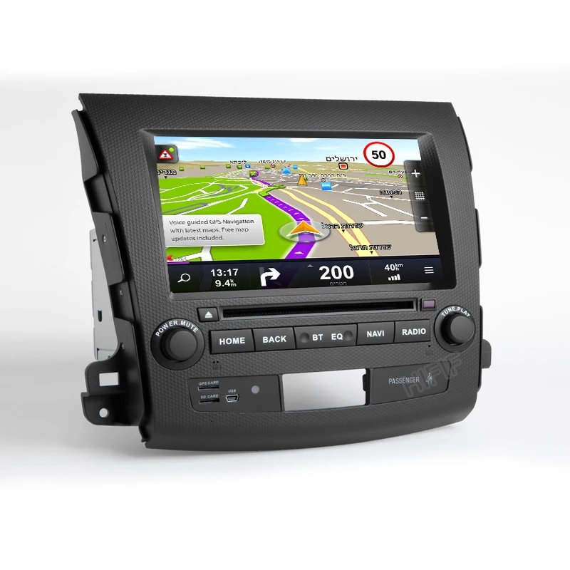 DSP Android 10 In Dash автомобильный стерео DVD-плеер GPS Carplay для Mitsubishi Outlander 2007-2012 Peugeot 4007/Citroen