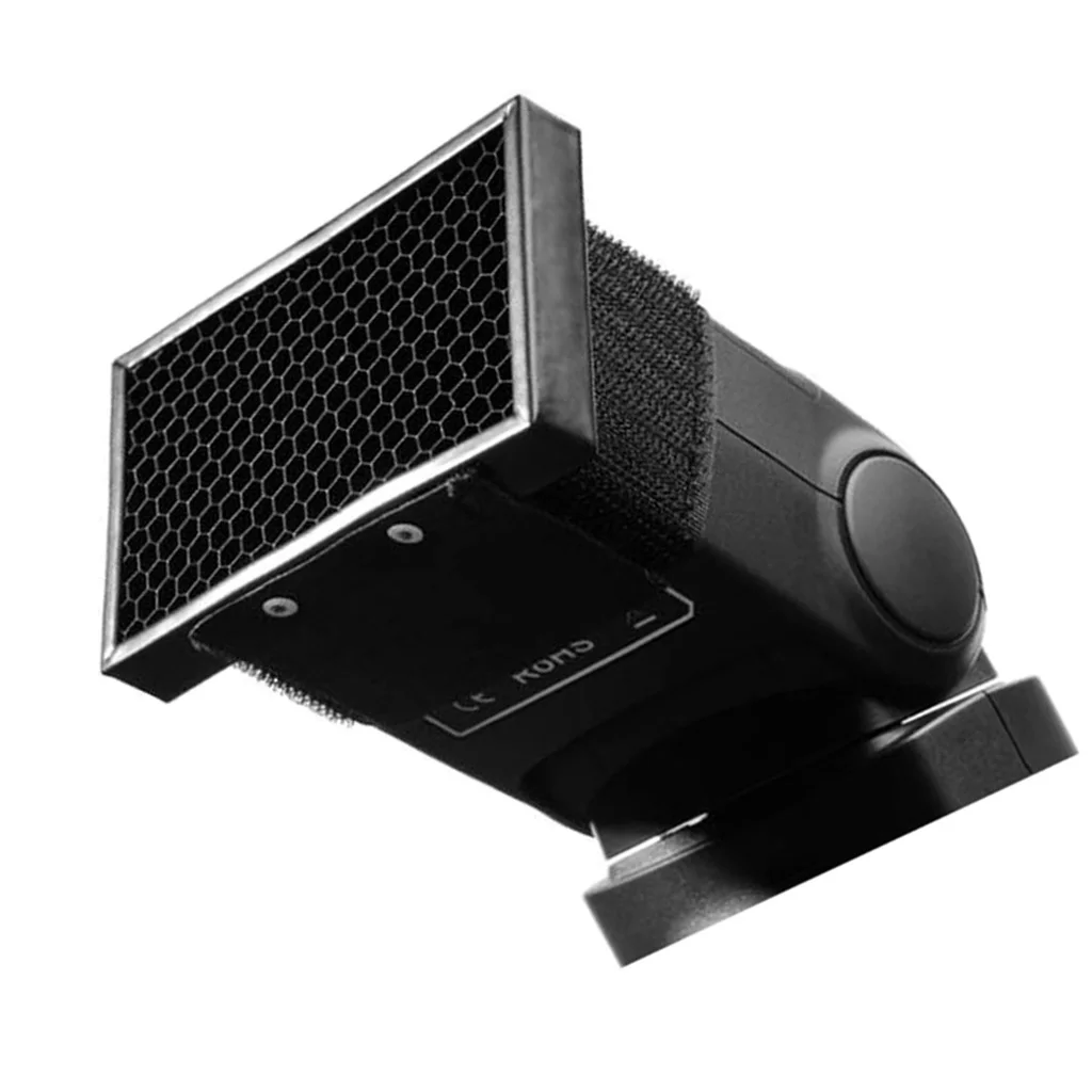 Универсальная сотовая сетка для вспышки внешней камеры Speedlite Black