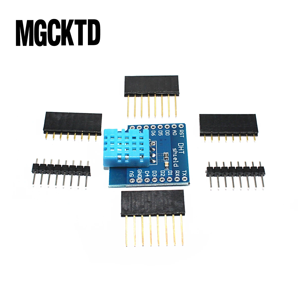 DHT Shield for D1 mini DHT11 Single-bus digital temperature and humidity sensor module | Электронные компоненты и