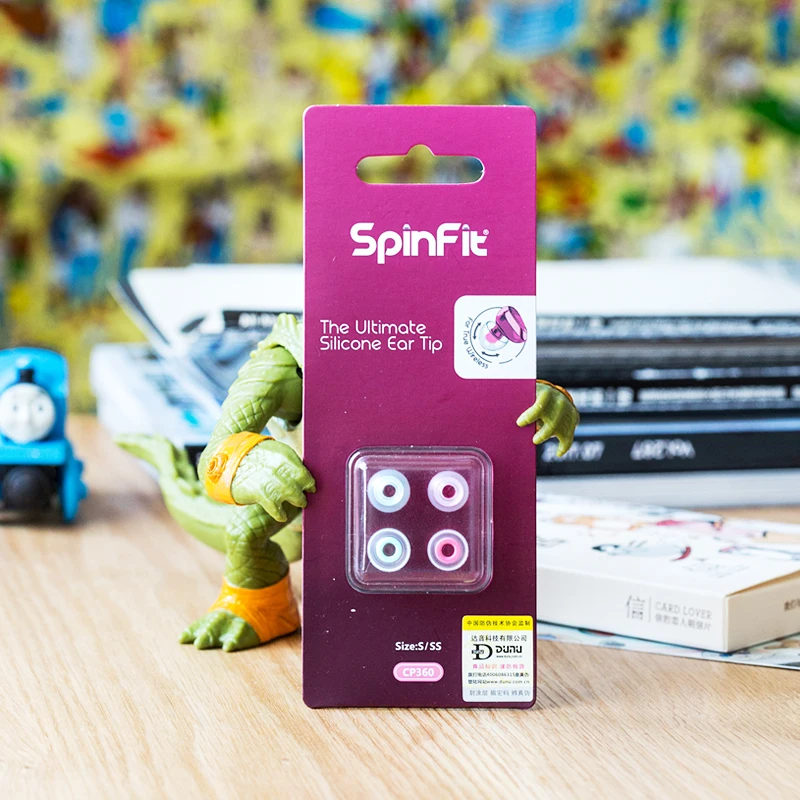 2 пары (4 шт.) Оригинальные наушники SpinFit CP100 CP800 CP145 CP360 наушники-вкладыши