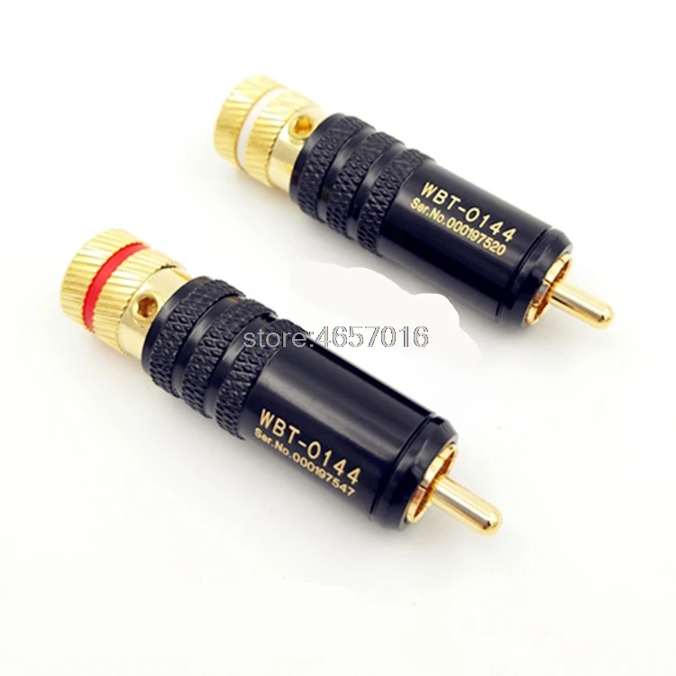 

Штепсельная Вилка 4 шт./лот с золотым покрытием