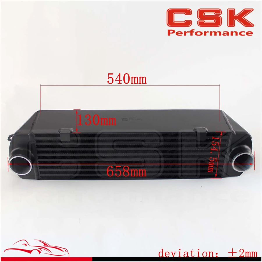 Twin ТУРБО интеркулера для Bmw 135 135i 335 335i E90 E92 N54 2006-2010 Черный |