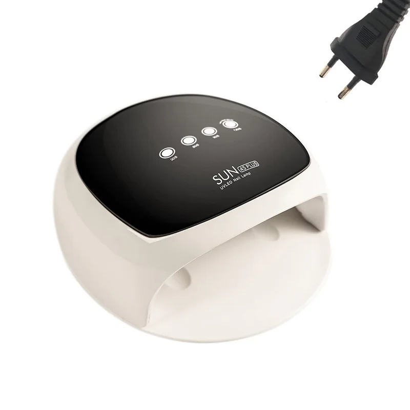 52W EU plug Солнечная 4S, УФ лампа для ногтей, 52 Вт, гель для дизайна ногтей, металлический гель-Сушилка для ногтей, светодиодный светильник - Цвет: 52W EU plug