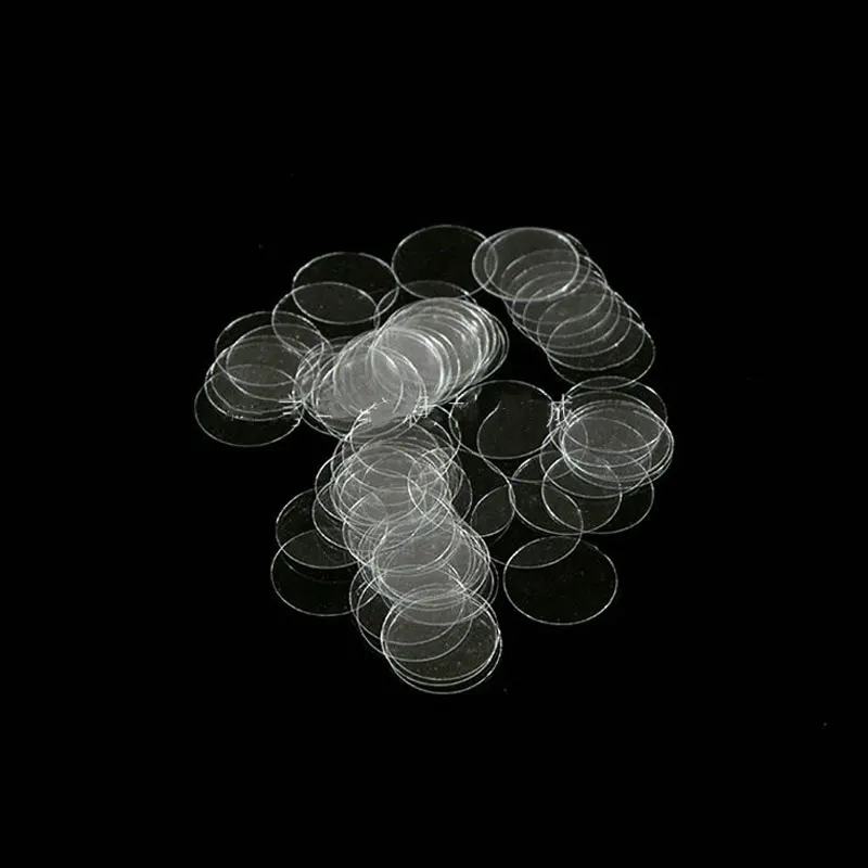 Круглая крышка для микроскопа диаметром 100 шт./кор. 16 мм стеклянная слайдов