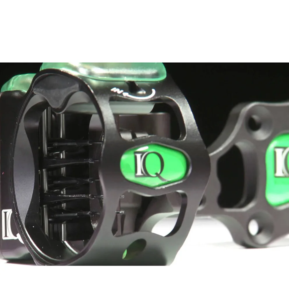 

IQ Micro 5 PIN Bow sight Retina Lock .019 Right Handed Bow Sight Laser LED Light Illuminated By Optical Fiber Micro Optic