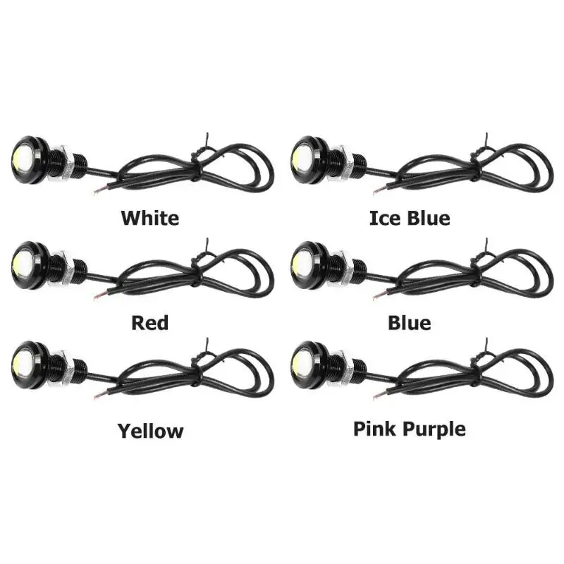 Ультратонкий Автомобильный светодиодный светильник Eagle Eye 18 мм 12 В дневные