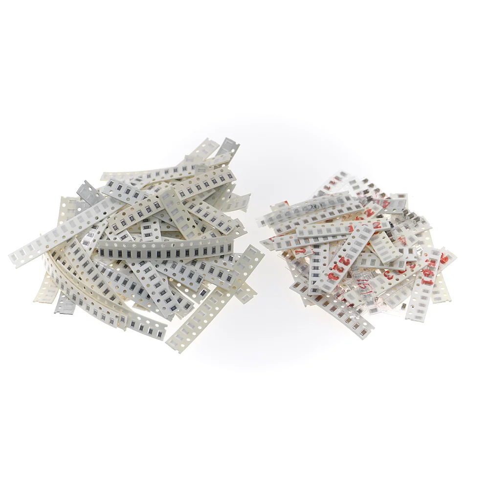Комплект конденсаторов SMD 1150 (0 Ом-10 МОм) 50 значений + (1206 пФ-1 мкФ) 40 шт. | Электронные
