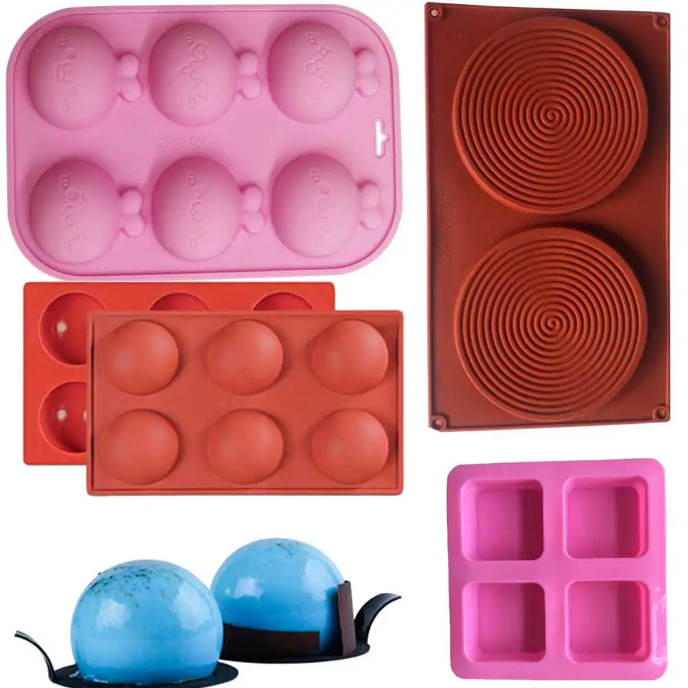 

Silicon Mold for Soap Snowflakes Donuts Bread Pastry Tools Cake Stencil Baking Kitchen Supplies Tool Accessories Waffle Makerr