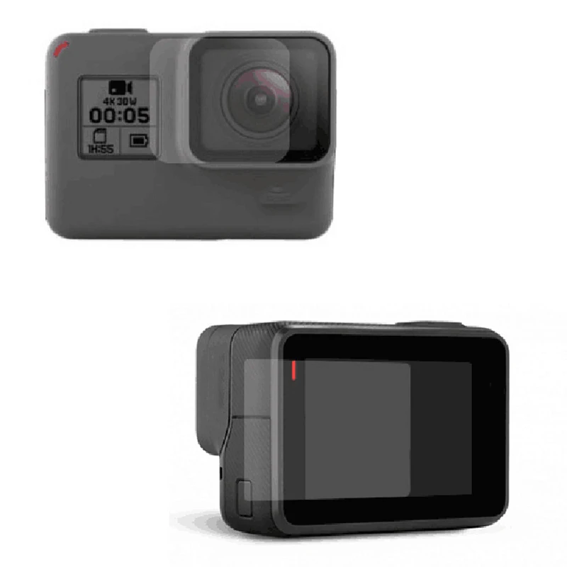 Gopro Sport Camera Film LCD HD Screen Protector Dustproof Protective film For GoPro HERO 7 6 5 Action Accessories | Электроника