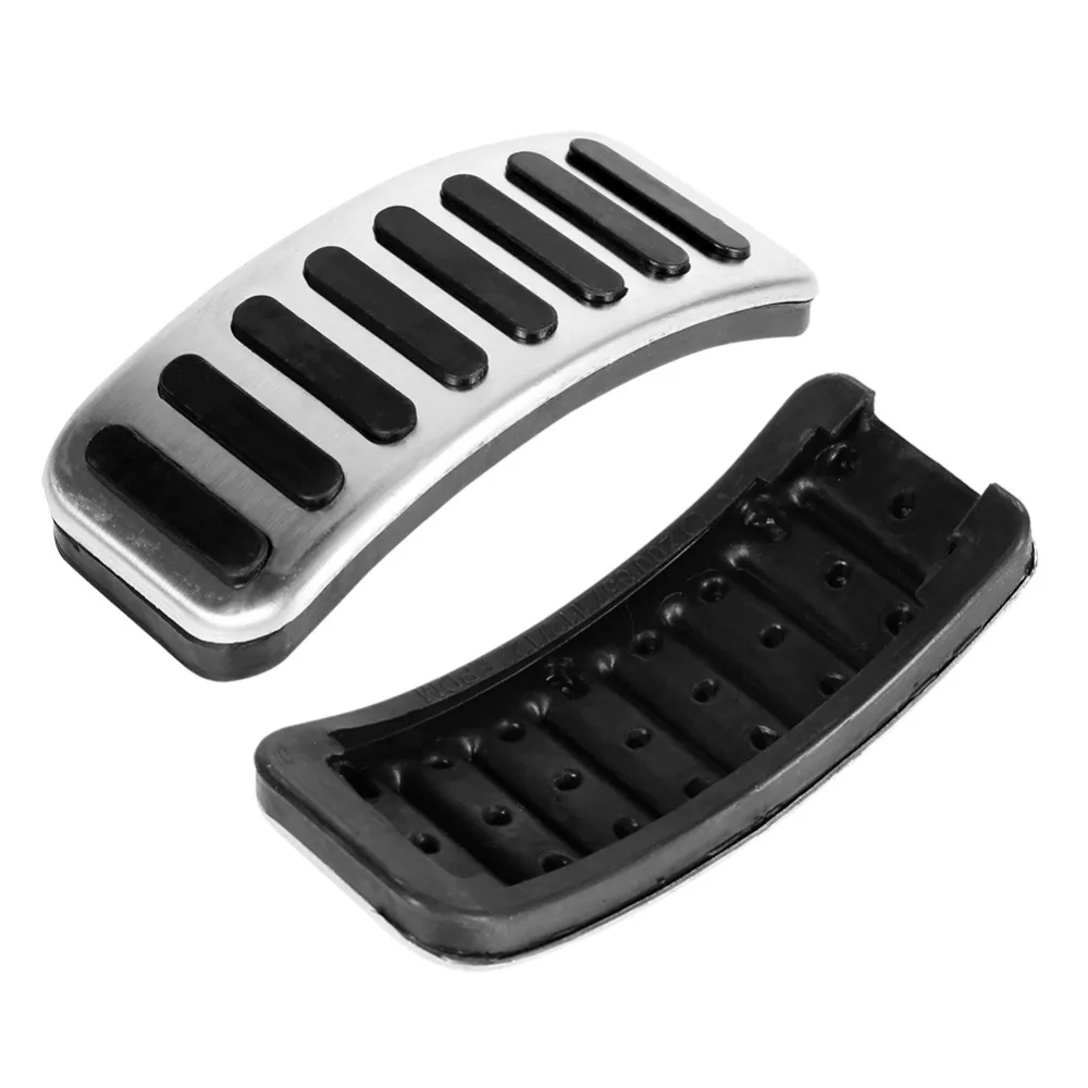 Авто Стайлинг ручной педали из нержавеющей стали MT Набор для VW Skoda Fabia серебряный