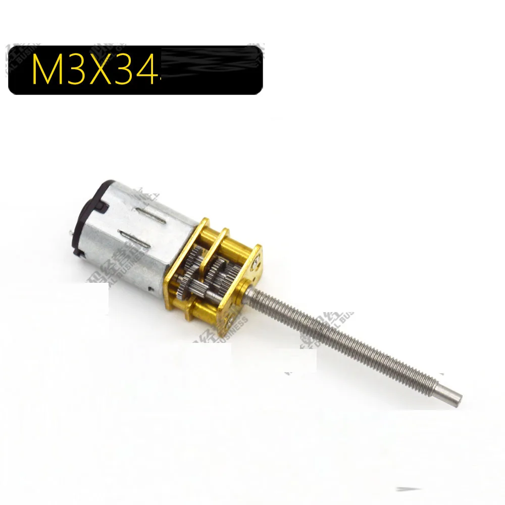M3* 34 мм DC мотор-редуктор 15-1000 об/мин микро N20 мотор