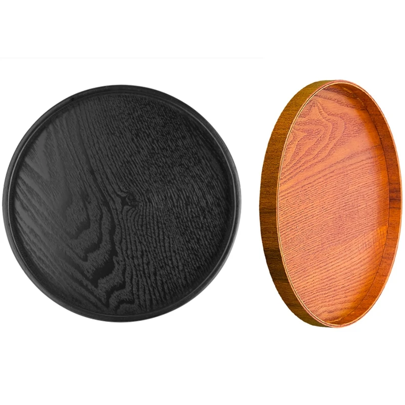 

Круглая твердая деревянная Чай стол лоток ЗАКУСКА для кофе-брейка Еда Питание Китайский Чай сервировочный поднос традиционные бамбуковые ...