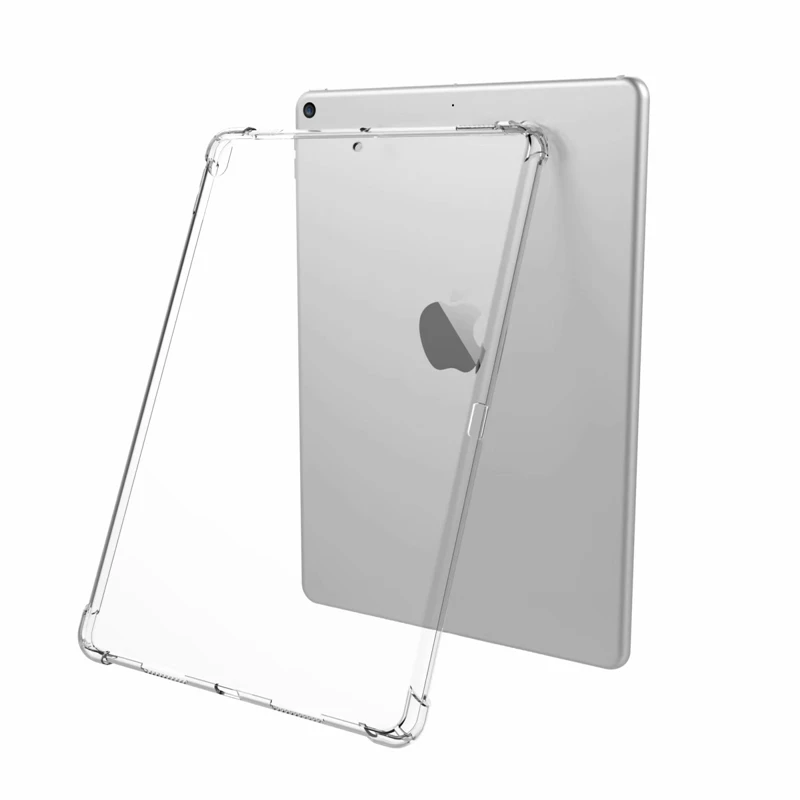 

Для iPad Pro 9,7 2016 2017 2018 TPU Силиконовый Прозрачный ударопрочный чехол для iPad 2, 3, 4 5 6 Air1 Air2 9,7 "противоударный мягкий чехол