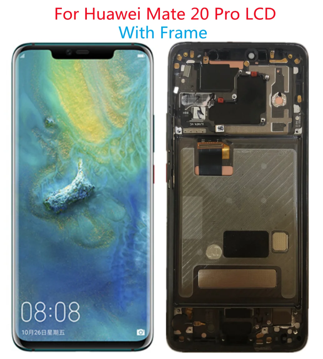 

Amoled display suitable for Huawei Mate 20 Pro LCD display, with frame touch screen digitizer assembly Mate20 Pro