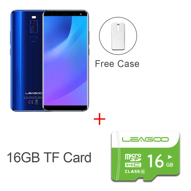 S8 BLUE N 16GB CARD LEAGOO S8 смартфон 5,72 ''HD+ ips 1440*720 экран Android 7,0 MTK6750 Восьмиядерный 3 ГБ+ 32 ГБ четырехъядерный камера отпечаток пальца 4G мобильный телефон - Цвет: S8 BLUE N 16GB CARD