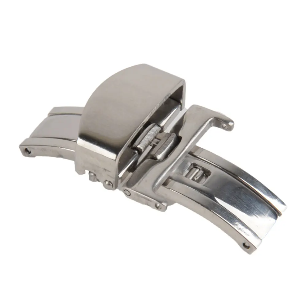 Модный ремешок для часов с двумя кнопками и пряжкой бабочкой 16 22 мм