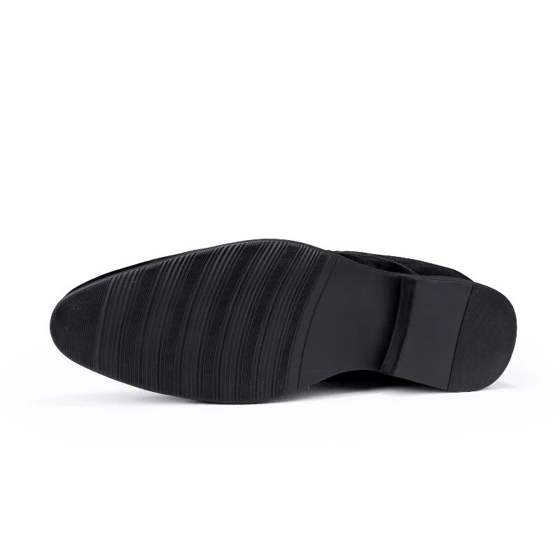 OZERSK 2021 Брендовые мужские туфли английский тренд повседневные из флока оксфорды