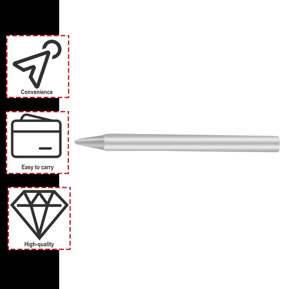 3 шт. 60 Вт бессвинцовый сменный нагреватель паяльник наконечник для паяльной