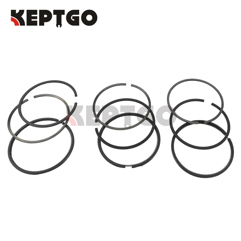 Новинка 3 комплекта поршневых кольца для дизельного двигателя Kubota D722 STD 67 мм