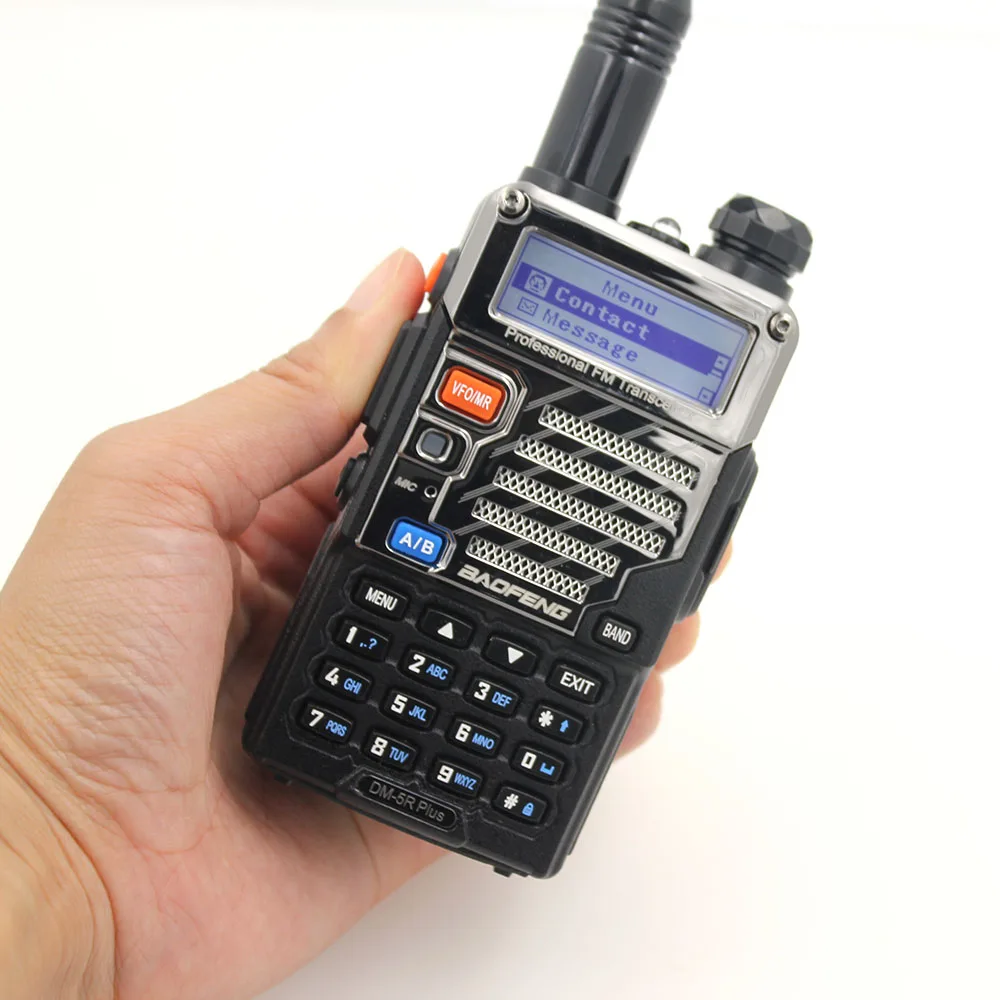 Портативная рация Baofeng цифровое Любительское радио DM-5R Plus 136-174/400-480 МГц 2000 мАч |