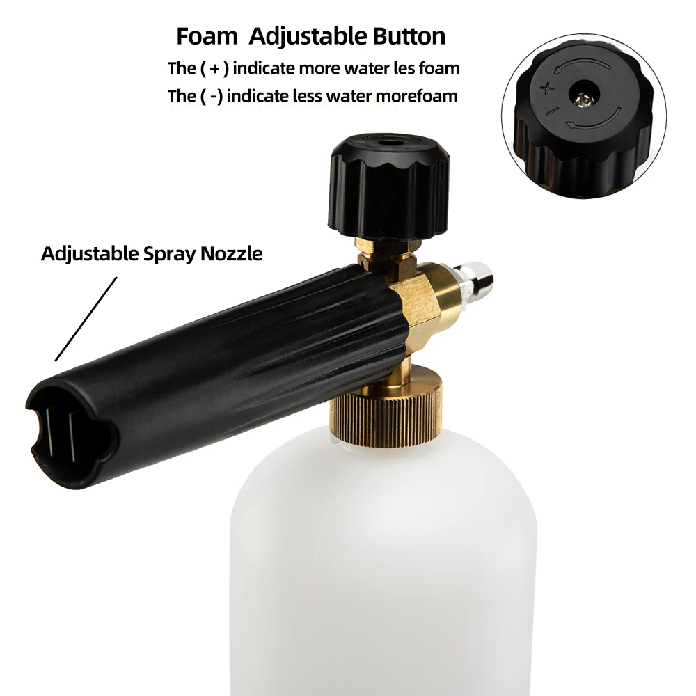 Автомобильная насадка распылитель для снежной пены Глубокая очистка