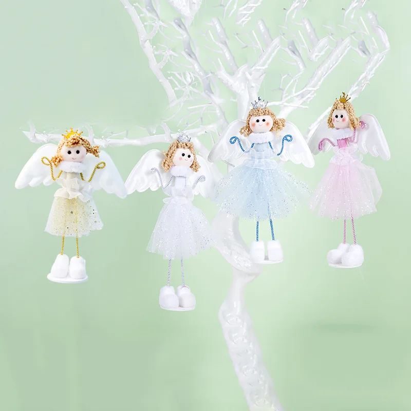 Новогодняя Коллекция года, Рождественские куклы Noel Angel для мальчиков и девочек, Рождественские елочные украшения, Navidad Natal, рождественские украшения для дома, подарок для детей