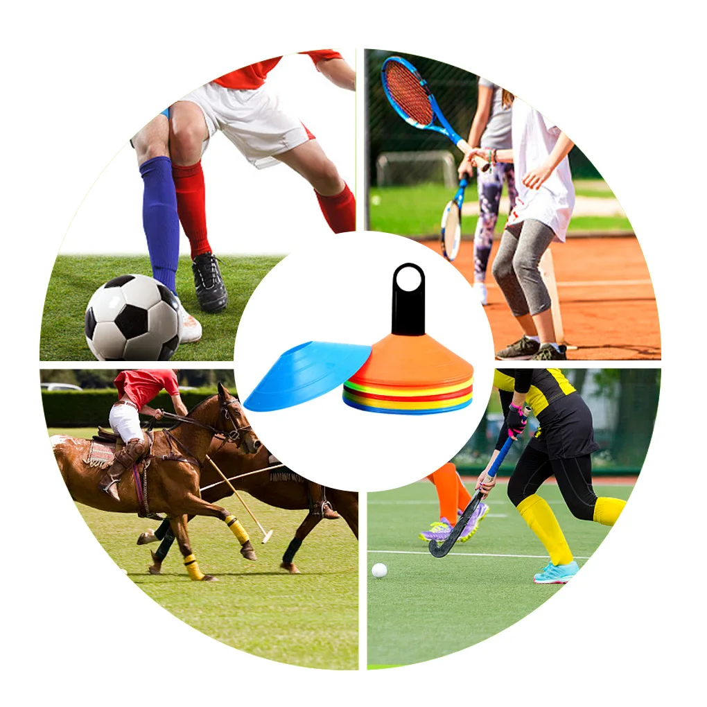 

15 Pcs/set Football Training Cones Soccer Entertainment Sports Marker Disc Football Marking Discs