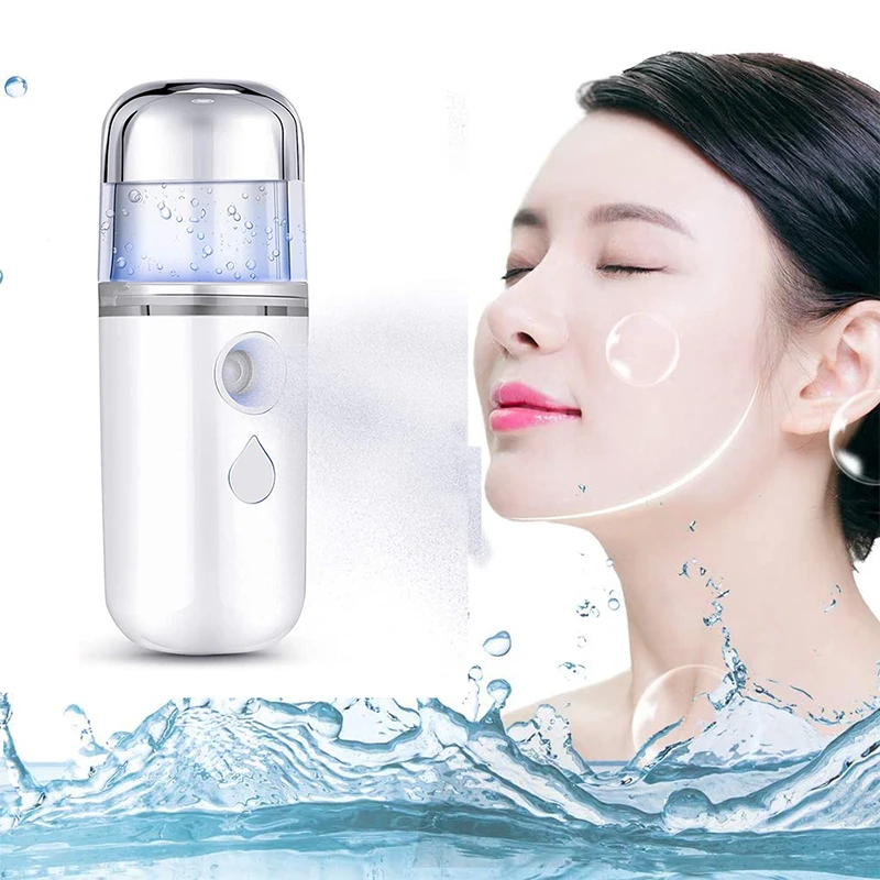 

Mini Nano Face Moisturizer Sprayer Portabl Humidifier Handheld Water Atomizer Facial Mini Nano Mist Diffuser Steamer Nebulizer