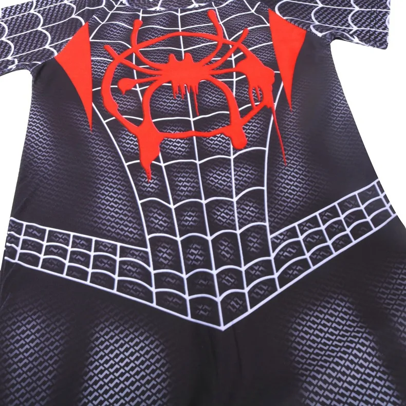 Новый Цельный купальник Marvel с человеком-пауком для мальчиков черный красивый